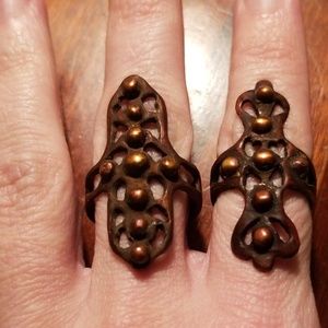 Two Vintage Maria Snyder Rings